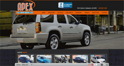 Desktop Screenshot of apex-autosales.com
